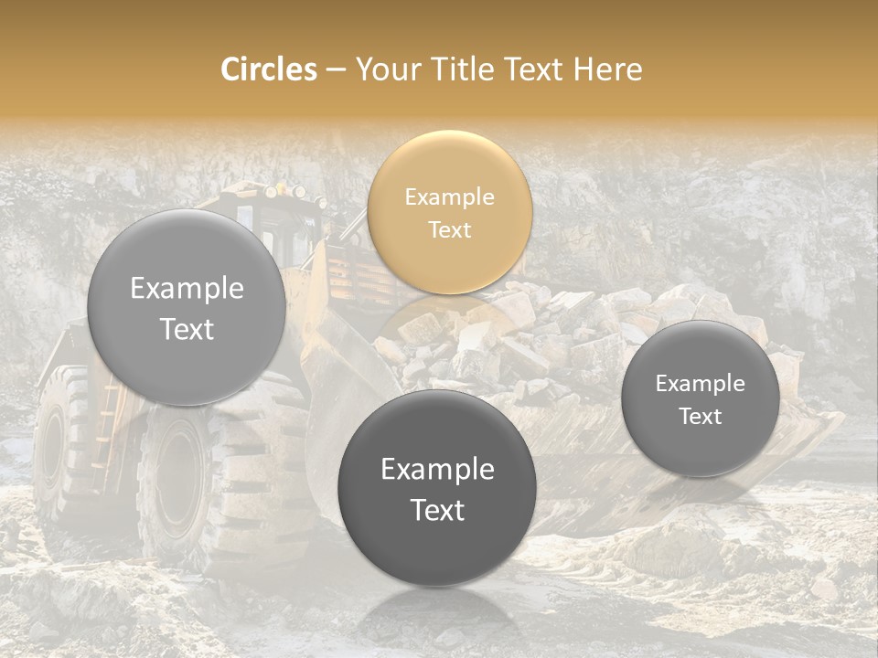 Vehicle Shovel Machine PowerPoint Template