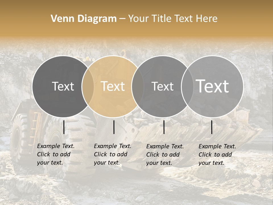 Vehicle Shovel Machine PowerPoint Template