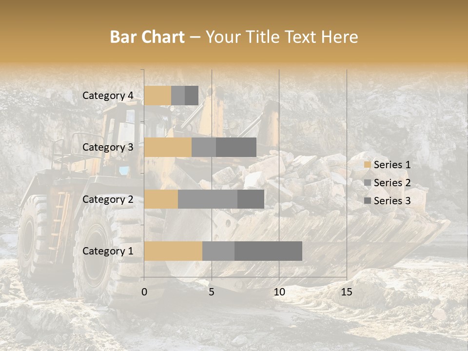 Vehicle Shovel Machine PowerPoint Template
