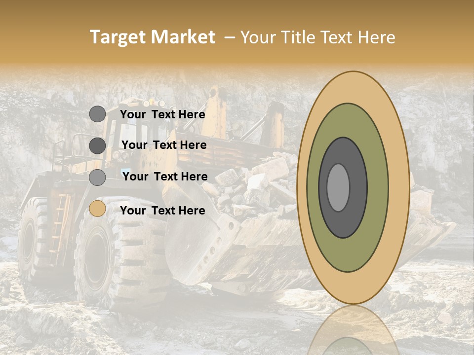 Vehicle Shovel Machine PowerPoint Template