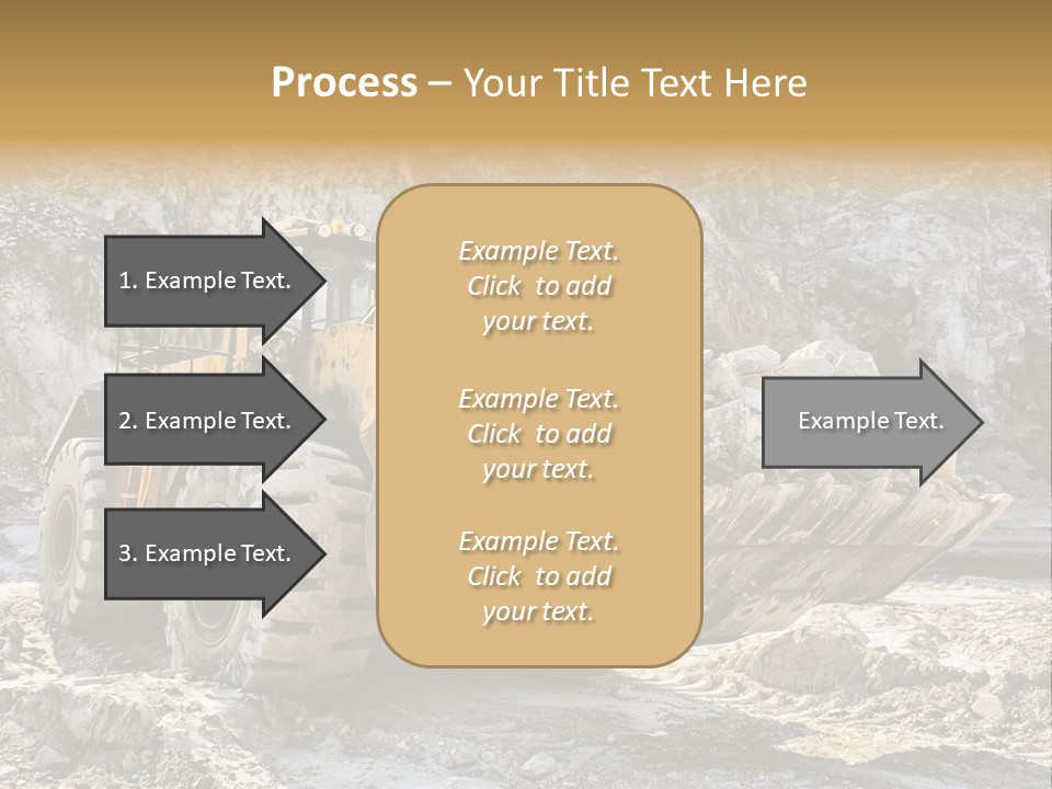 Vehicle Shovel Machine PowerPoint Template