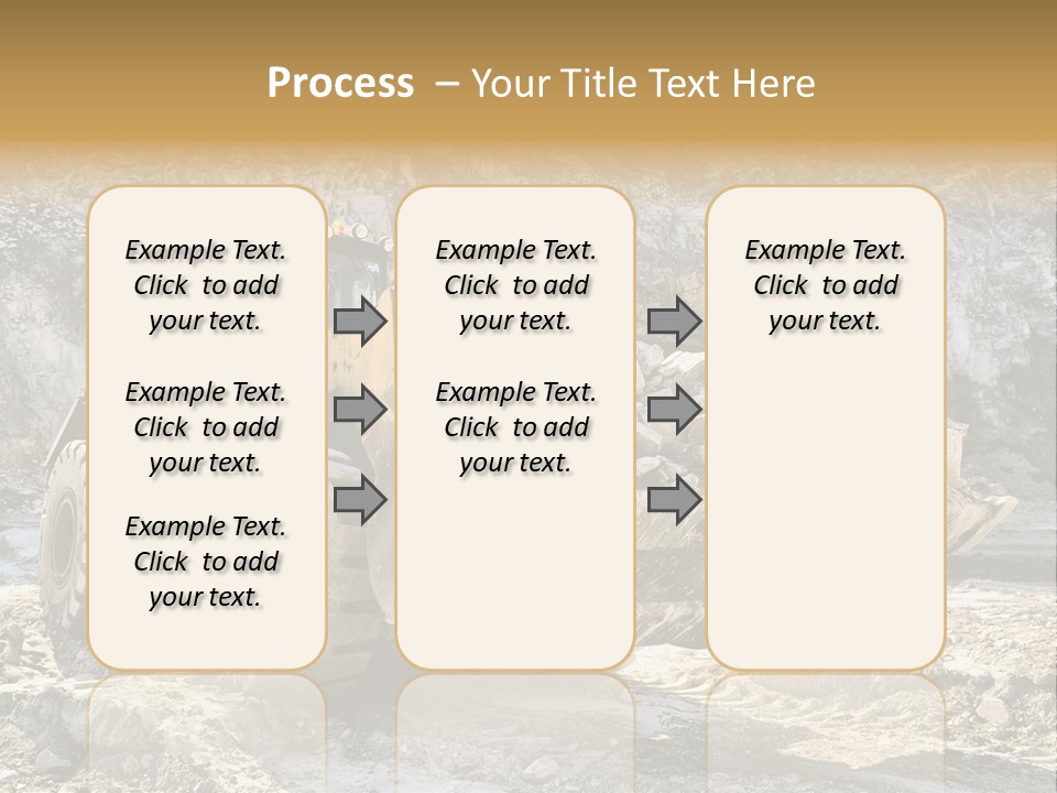 Vehicle Shovel Machine PowerPoint Template