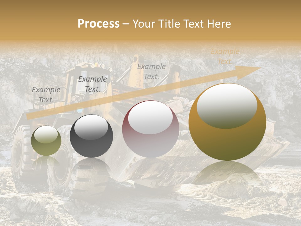 Vehicle Shovel Machine PowerPoint Template