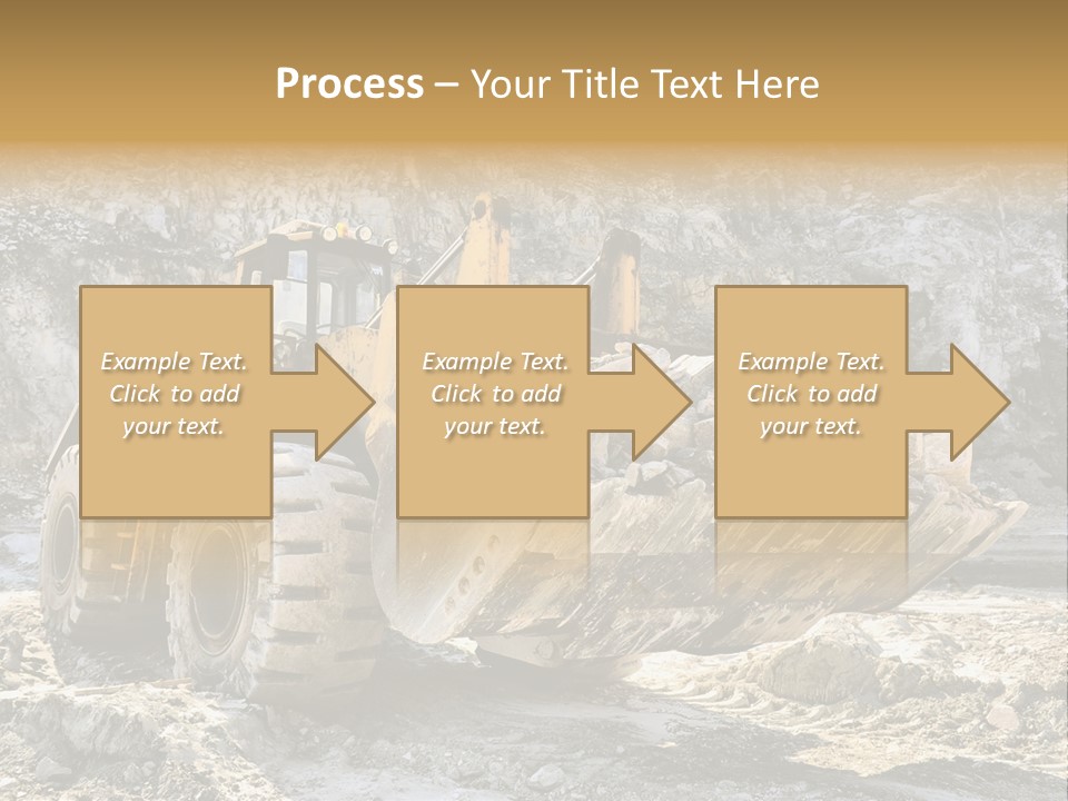 Vehicle Shovel Machine PowerPoint Template