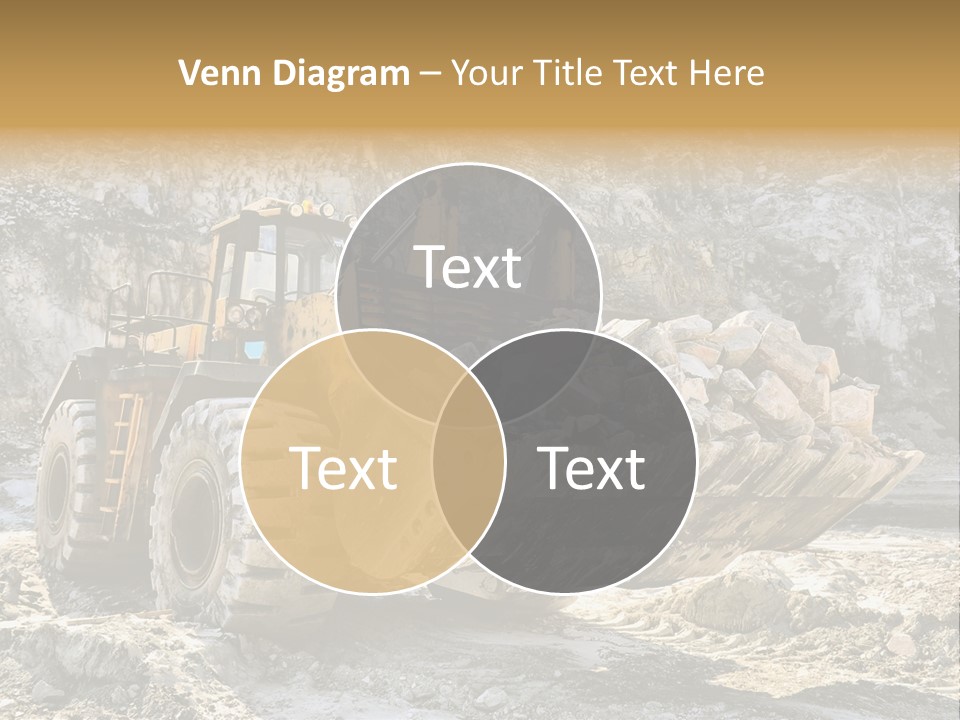 Vehicle Shovel Machine PowerPoint Template