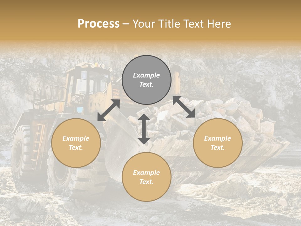 Vehicle Shovel Machine PowerPoint Template