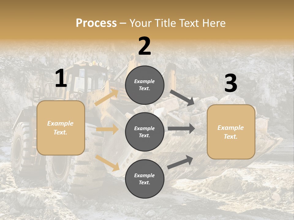 Vehicle Shovel Machine PowerPoint Template