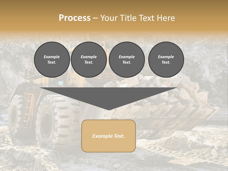 Vehicle Shovel Machine PowerPoint Template
