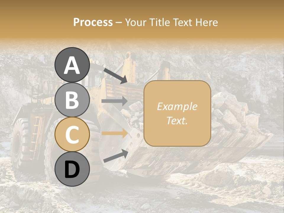 Vehicle Shovel Machine PowerPoint Template