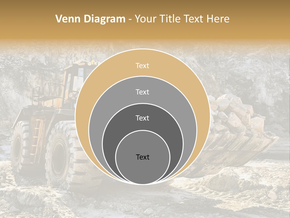 Vehicle Shovel Machine PowerPoint Template