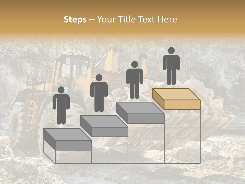 Vehicle Shovel Machine PowerPoint Template