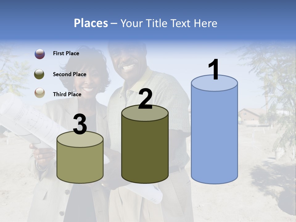 Couple Man Smiling PowerPoint Template