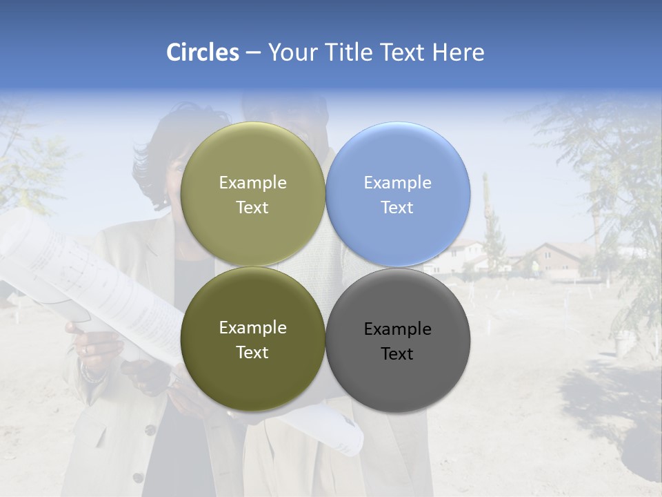 Couple Man Smiling PowerPoint Template