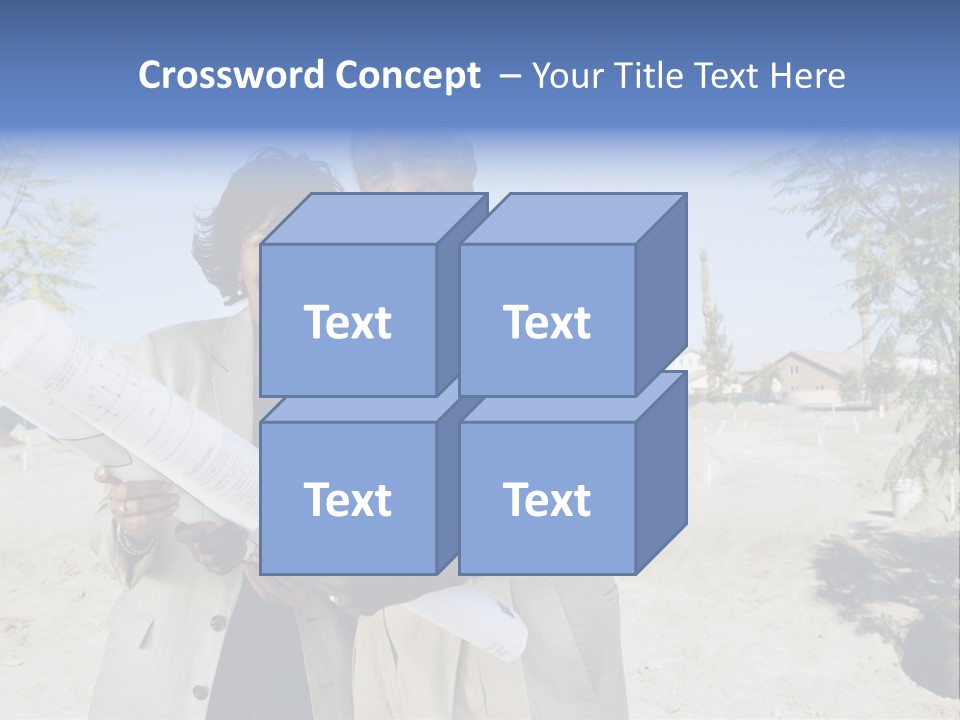 Couple Man Smiling PowerPoint Template