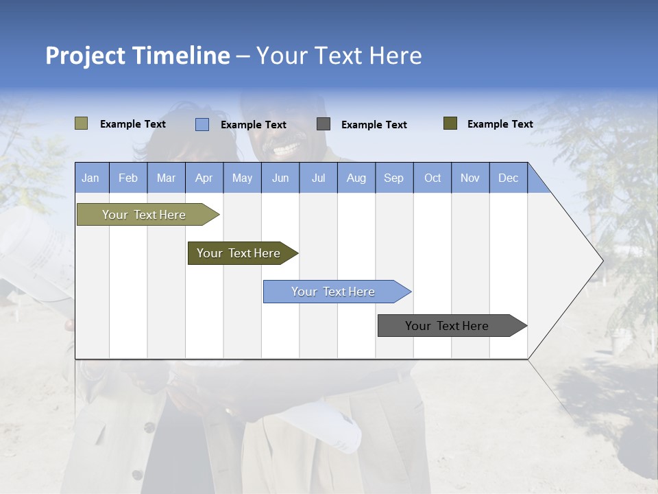 Couple Man Smiling PowerPoint Template
