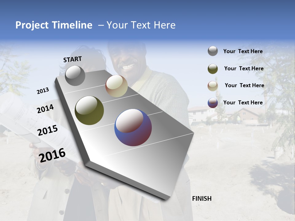 Couple Man Smiling PowerPoint Template