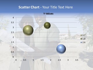 Couple Man Smiling PowerPoint Template