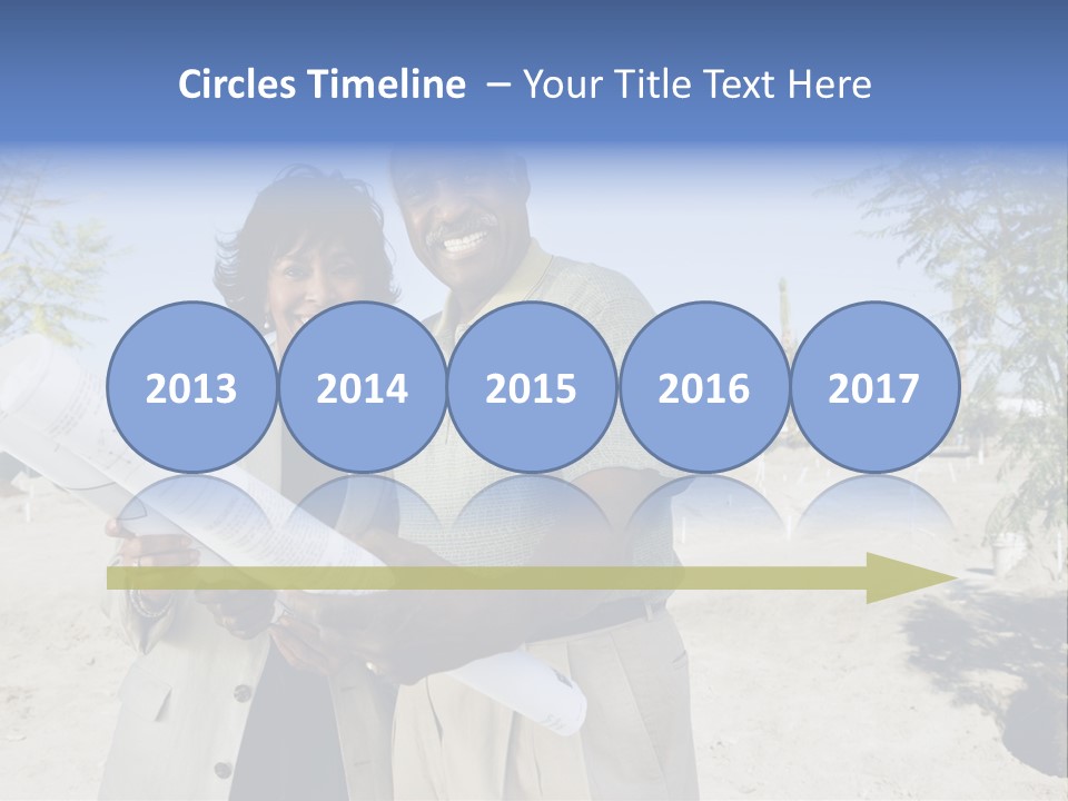 Couple Man Smiling PowerPoint Template