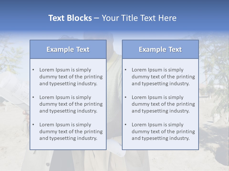 Couple Man Smiling PowerPoint Template