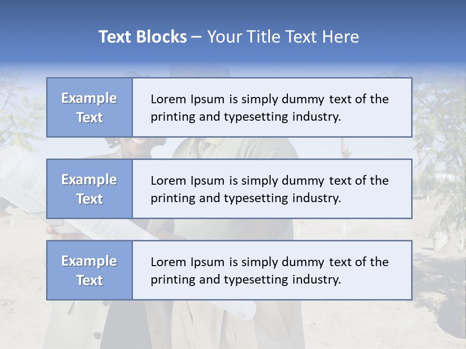 Couple Man Smiling PowerPoint Template
