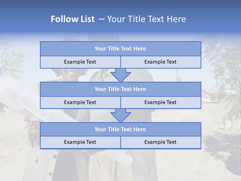 Couple Man Smiling PowerPoint Template