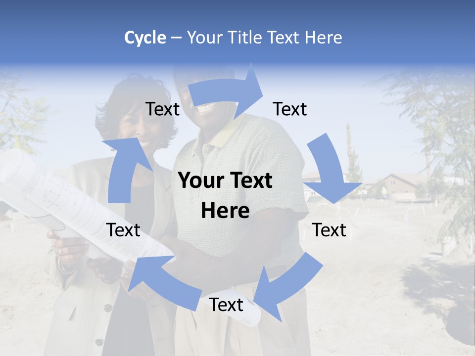 Couple Man Smiling PowerPoint Template