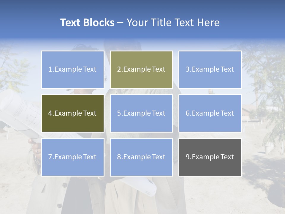 Couple Man Smiling PowerPoint Template