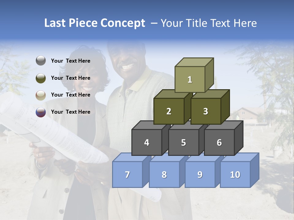 Couple Man Smiling PowerPoint Template