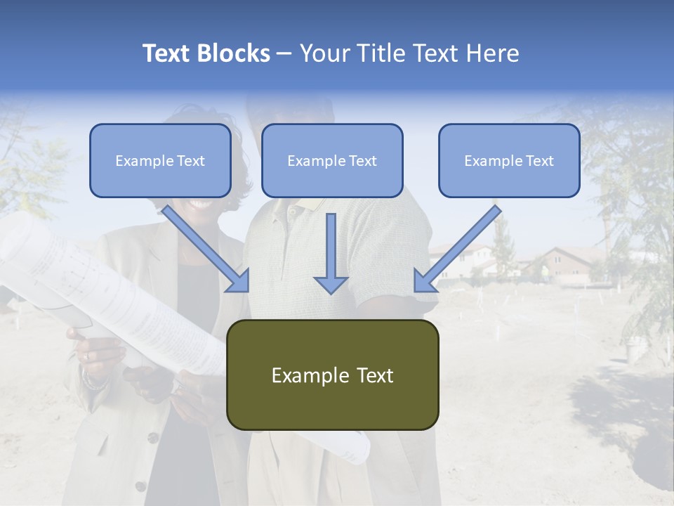 Couple Man Smiling PowerPoint Template