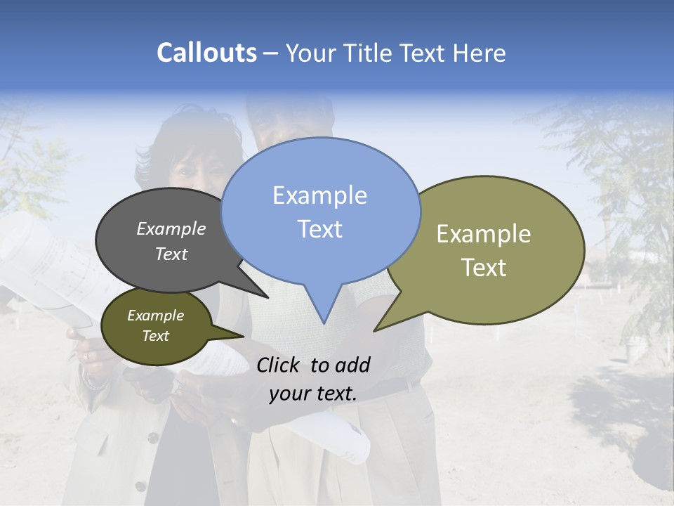 Couple Man Smiling PowerPoint Template