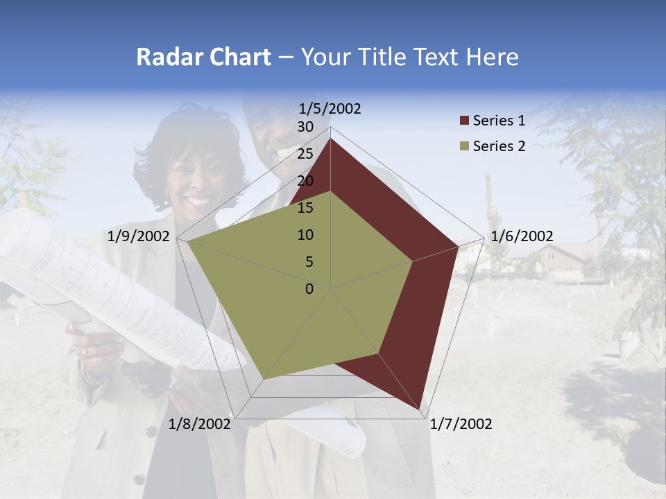 Couple Man Smiling PowerPoint Template