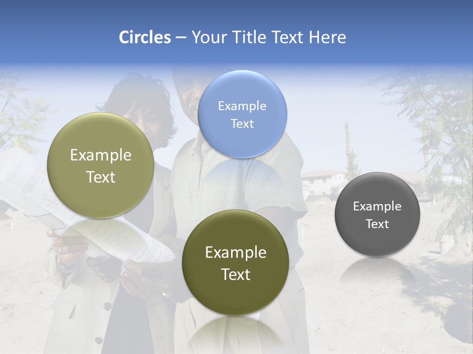 Couple Man Smiling PowerPoint Template