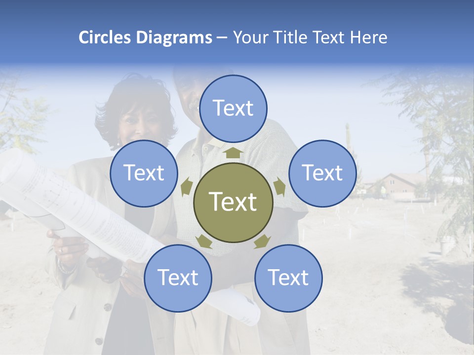 Couple Man Smiling PowerPoint Template