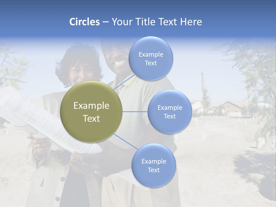 Couple Man Smiling PowerPoint Template