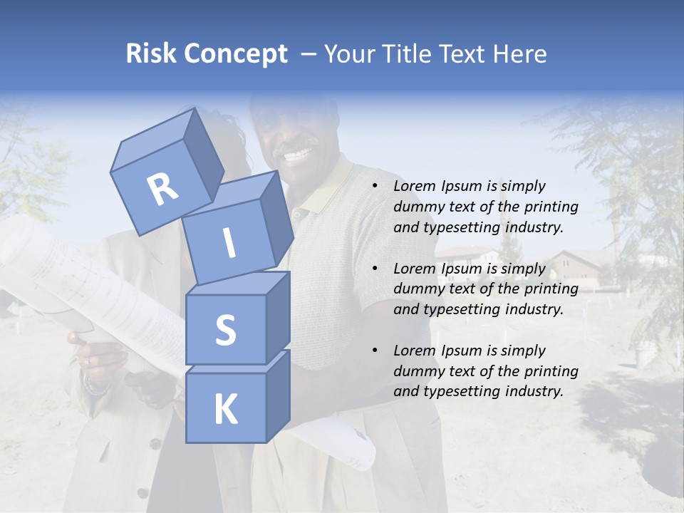 Couple Man Smiling PowerPoint Template