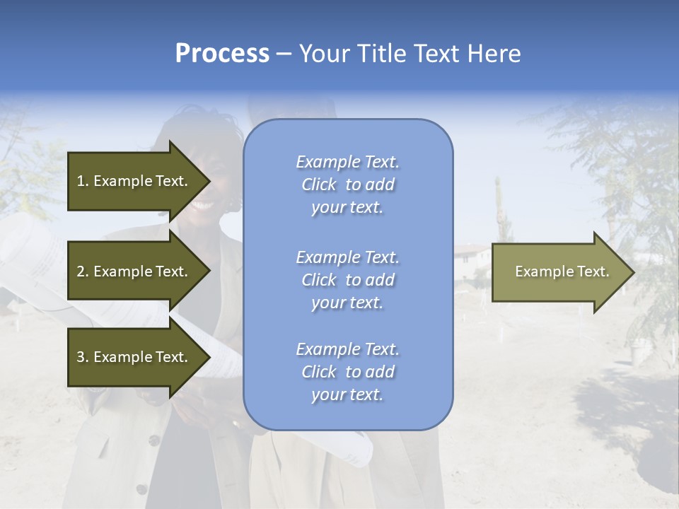 Couple Man Smiling PowerPoint Template