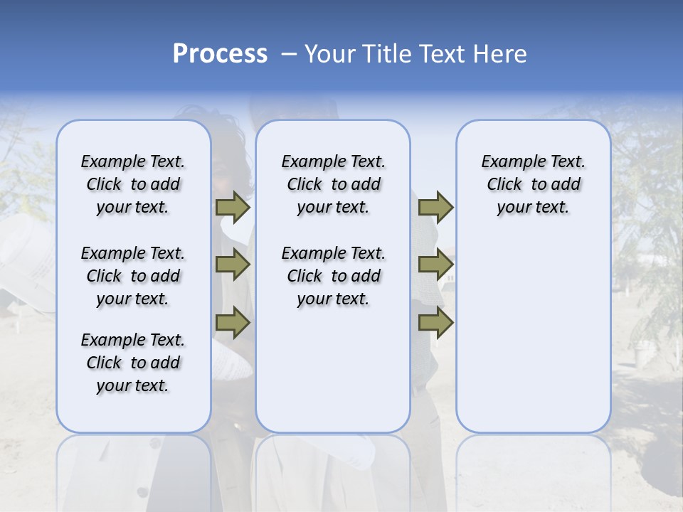 Couple Man Smiling PowerPoint Template
