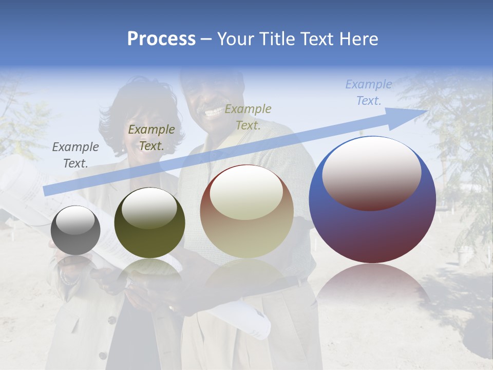 Couple Man Smiling PowerPoint Template
