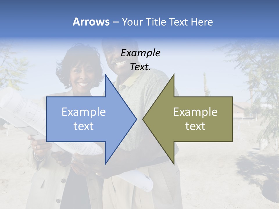 Couple Man Smiling PowerPoint Template