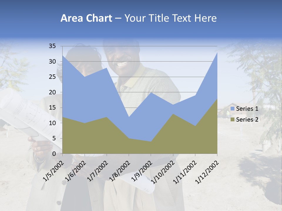 Couple Man Smiling PowerPoint Template