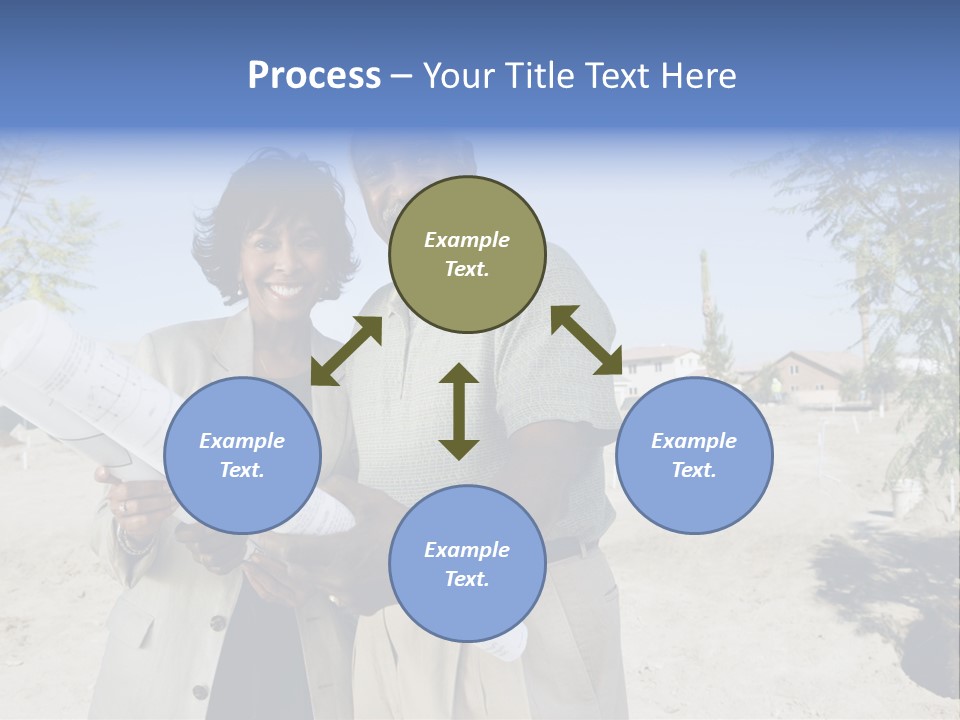 Couple Man Smiling PowerPoint Template