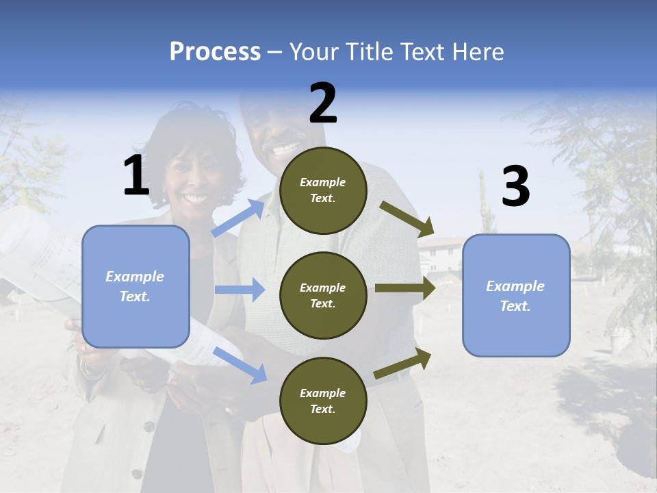 Couple Man Smiling PowerPoint Template