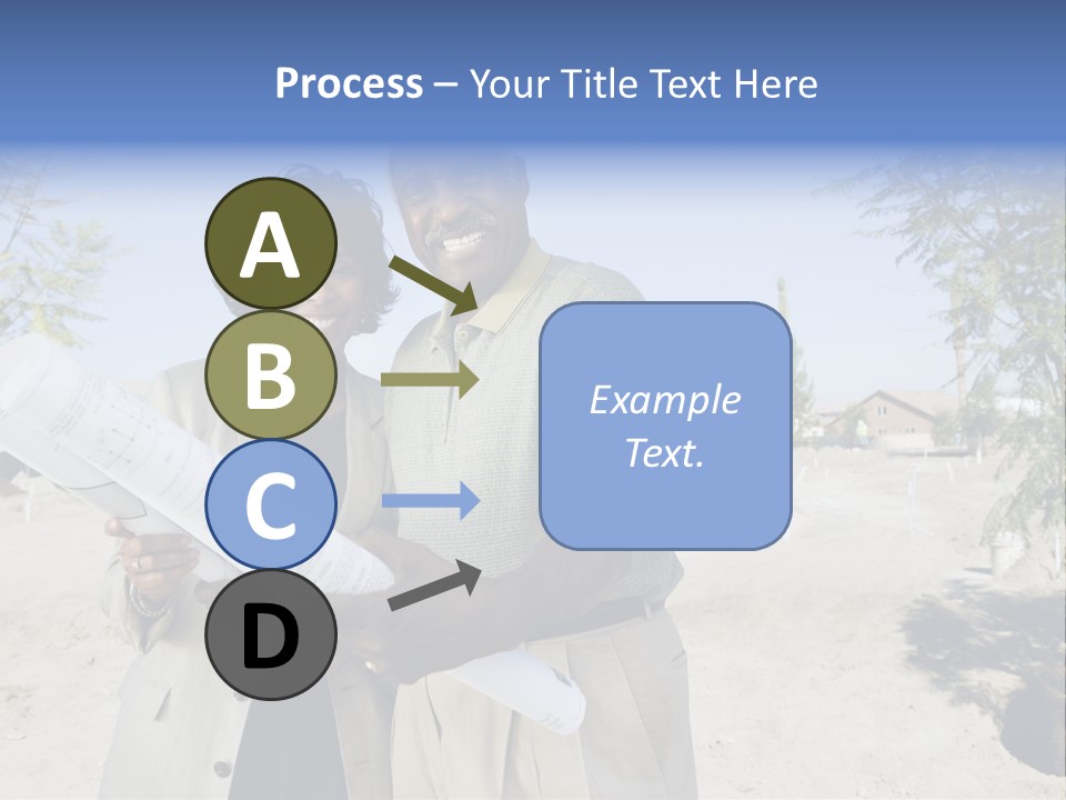 Couple Man Smiling PowerPoint Template
