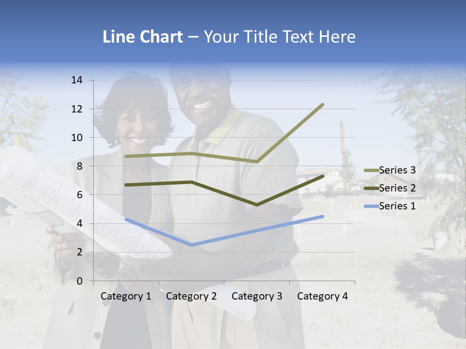 Couple Man Smiling PowerPoint Template