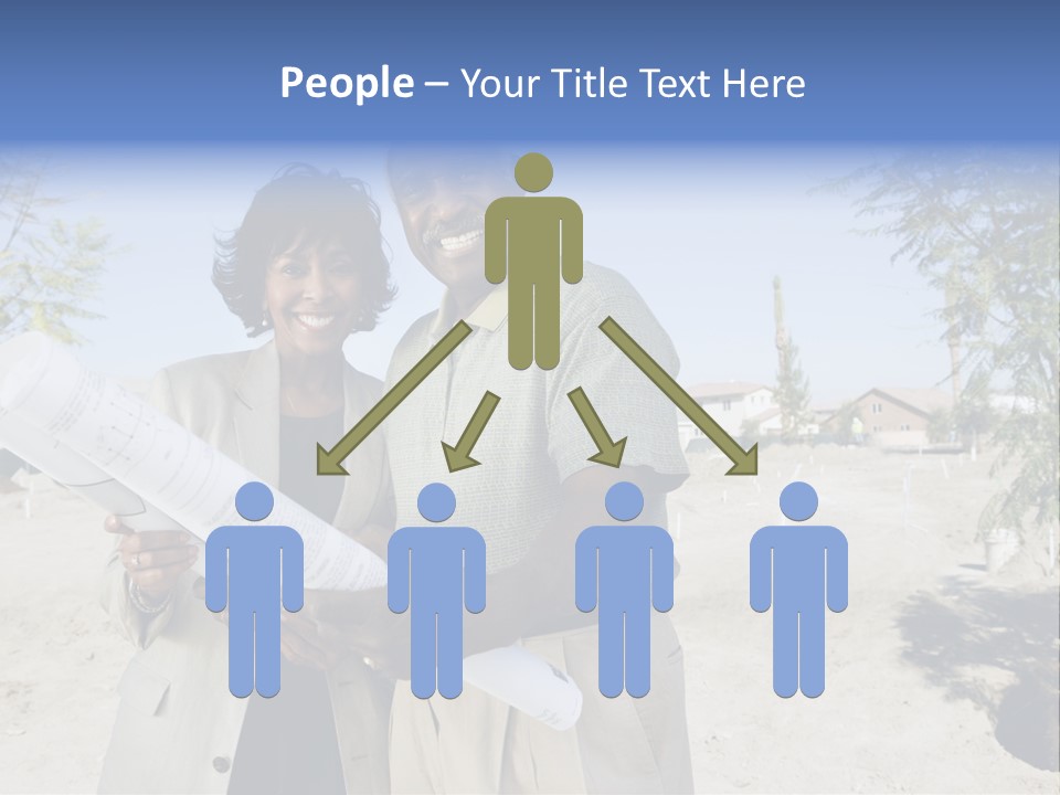 Couple Man Smiling PowerPoint Template