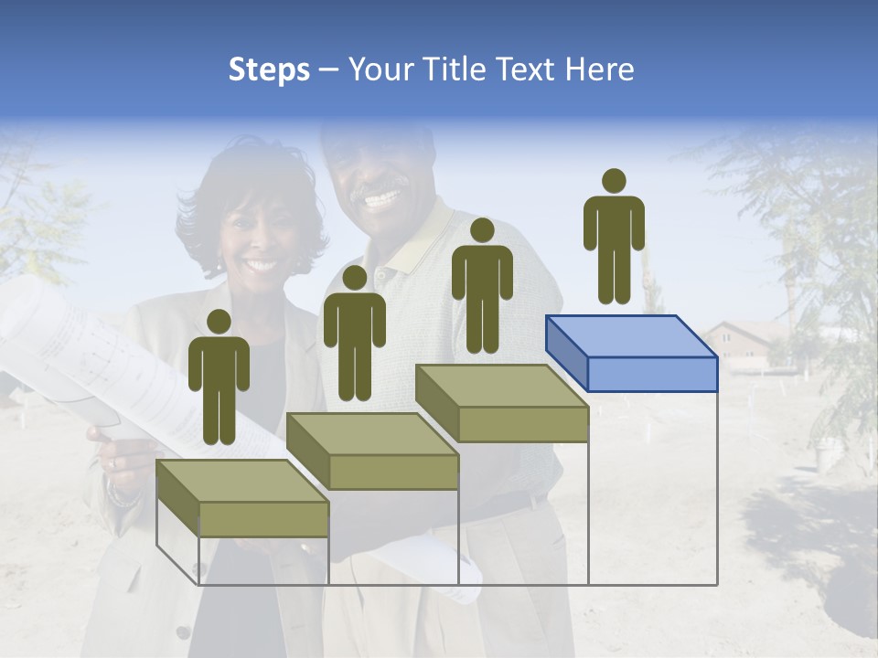 Couple Man Smiling PowerPoint Template