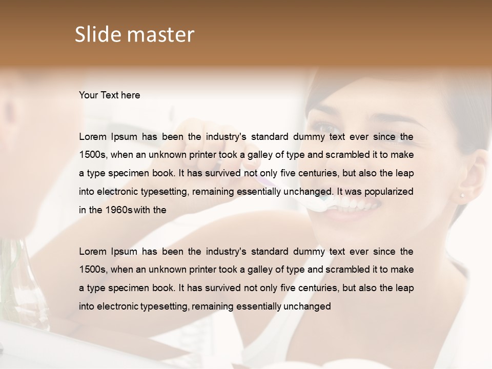 Pretty Healthy Healthcare PowerPoint Template