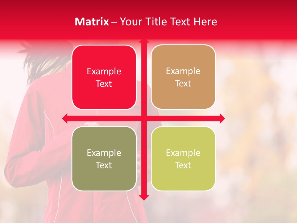 Lifestyle Fitness Beautiful PowerPoint Template