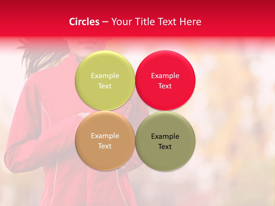 Lifestyle Fitness Beautiful PowerPoint Template