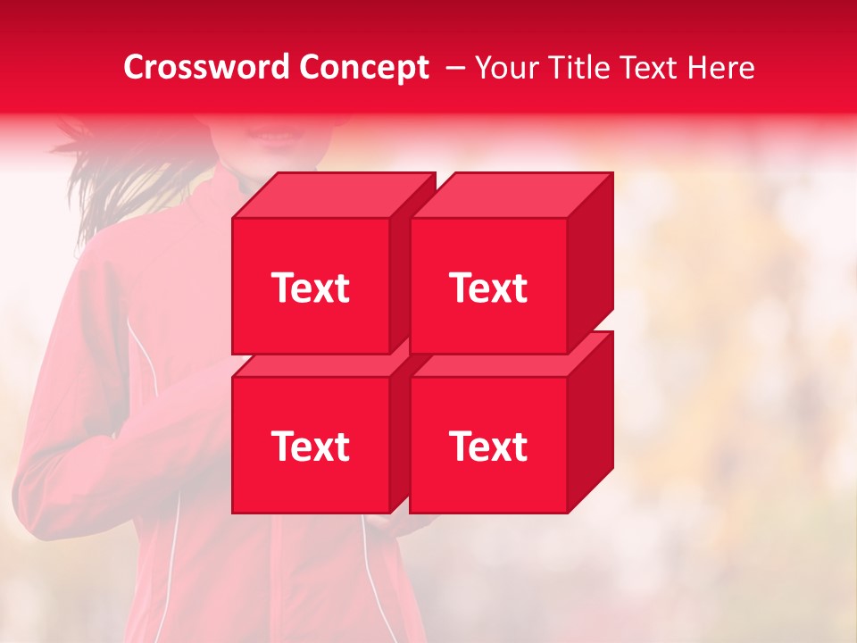 Lifestyle Fitness Beautiful PowerPoint Template